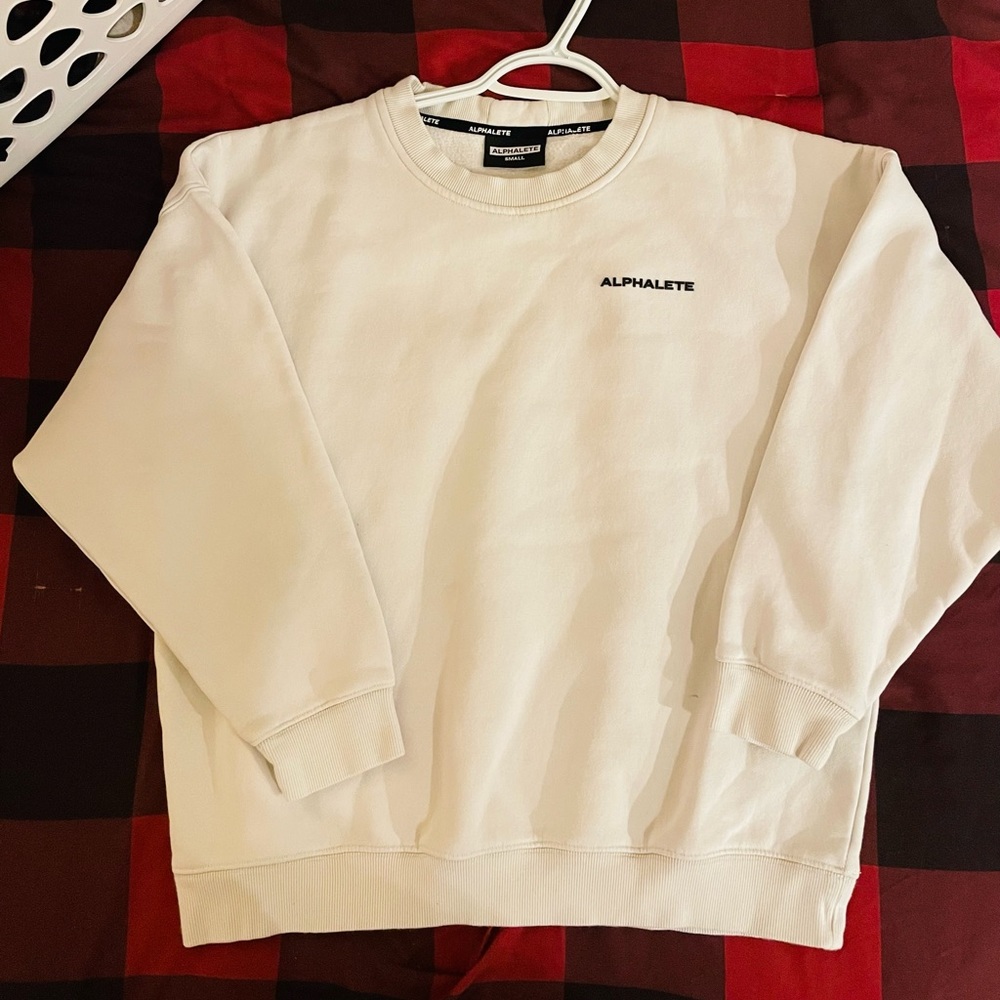 Alphalete White Crew Neck